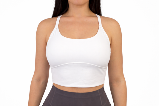 Brassière Sculptante Blanche| Mattou.fit