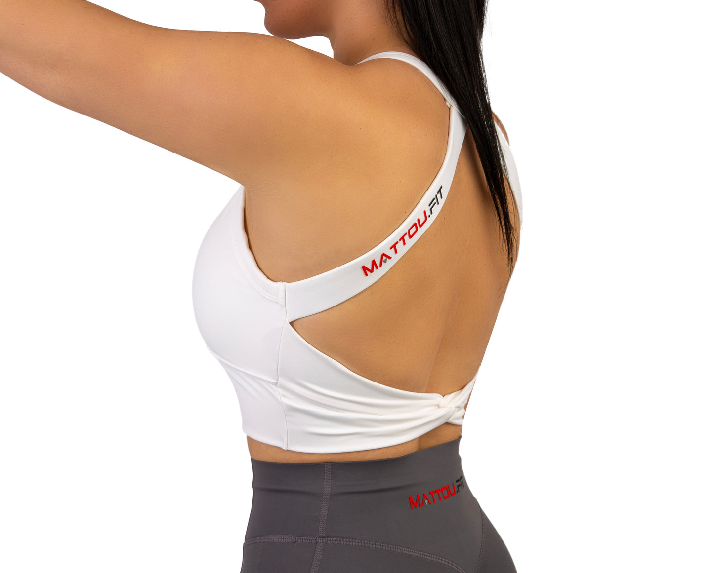 Brassière Sculptante Blanche| Mattou.fit