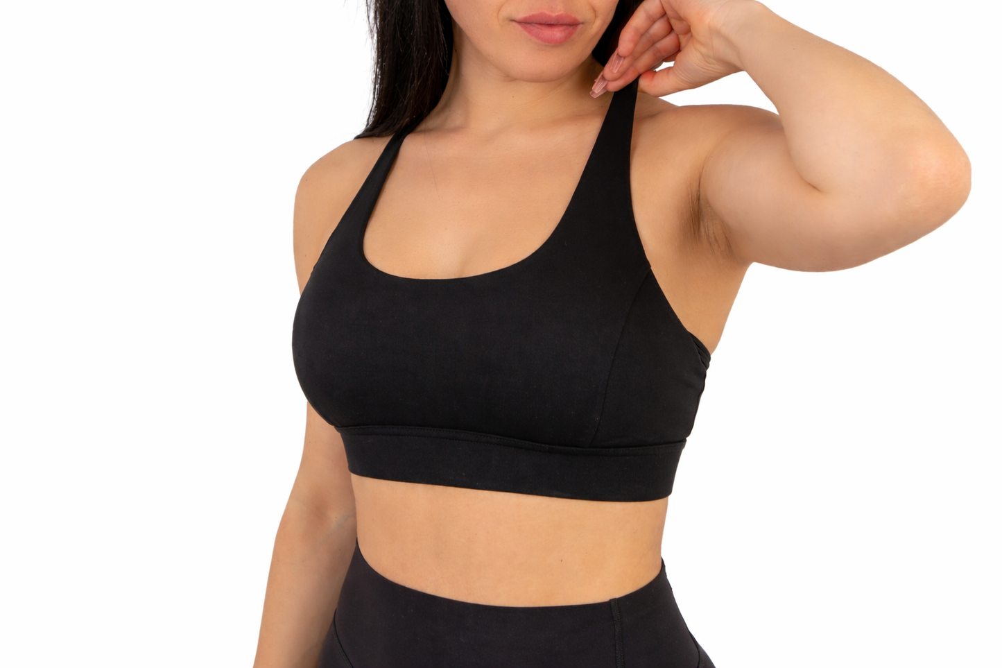 Brassière Dos Croisé Noire – Mattou.fit